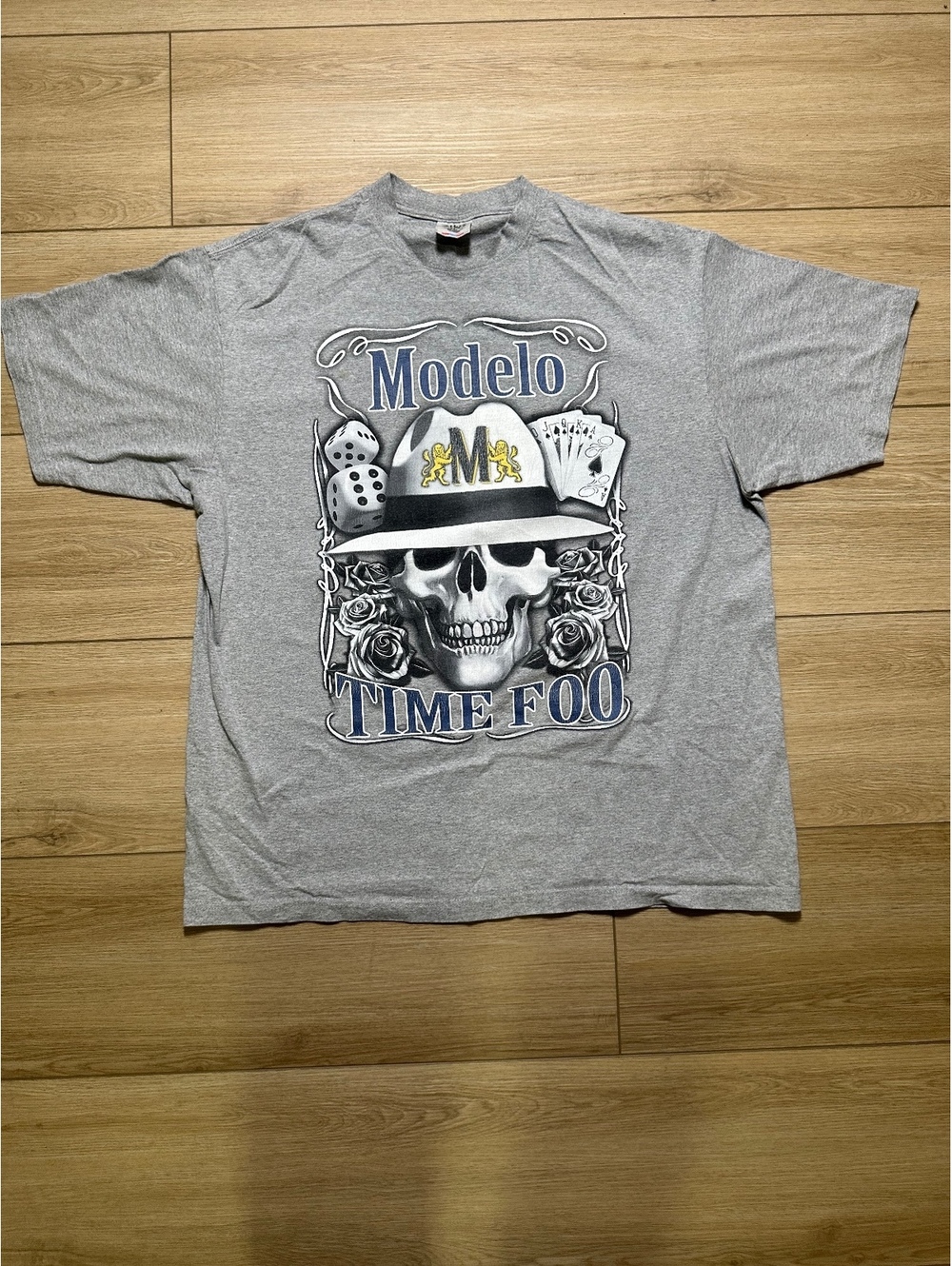 Shaka Wear Modelo Time Foo Graphic T-Shirt Gray Size 2XL